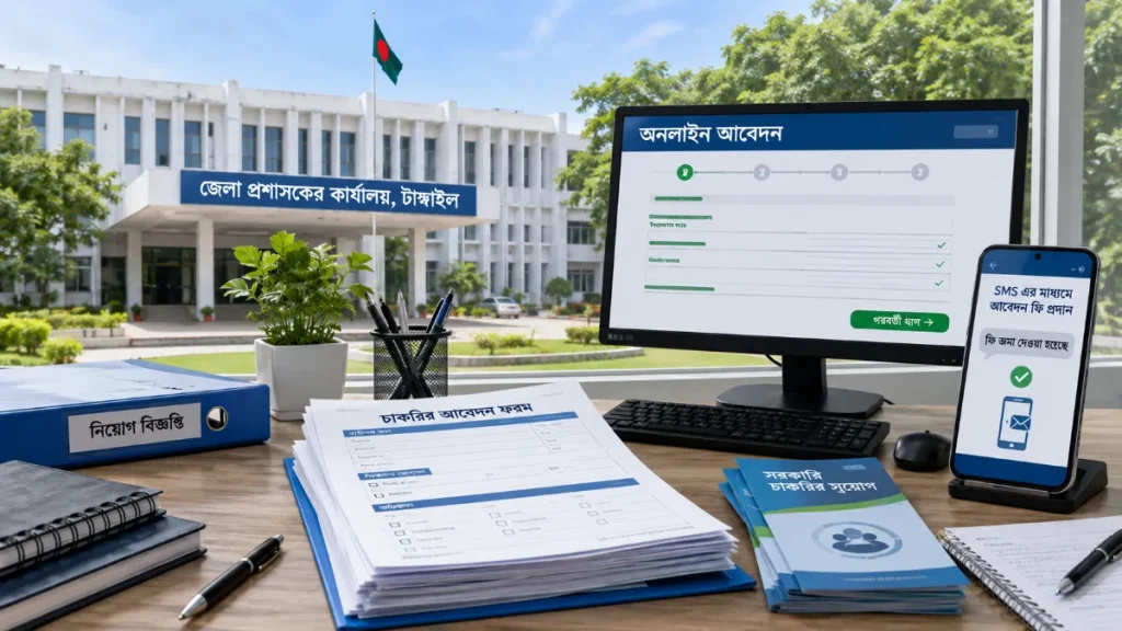 জেলা প্রশাসকের কার্যালয়,টাঙ্গাইল পুন:নিয়োগ বিজ্ঞপ্তি ২০২৬