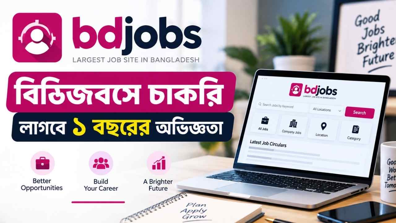 বিডিজবসে চাকরি, লাগবে ১ বছরের অভিজ্ঞতা ২০২৬ 1 বিডিজবসে চাকরি, লাগবে ১ বছরের অভিজ্ঞতা